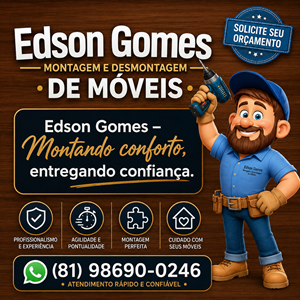 EDSON GOMES MONTADOR DE MOVEIS